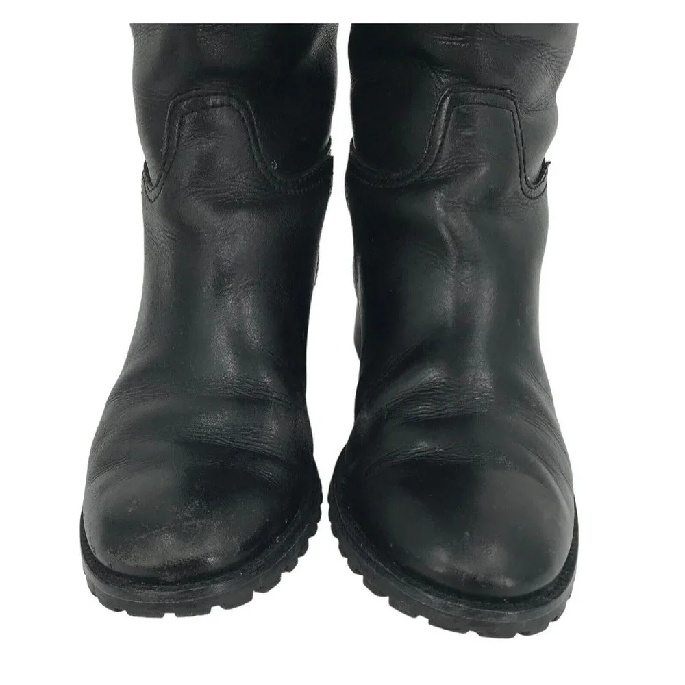 Tory Burch Boots Womens Size 6.5‎ Black Riding Equestrian Tall